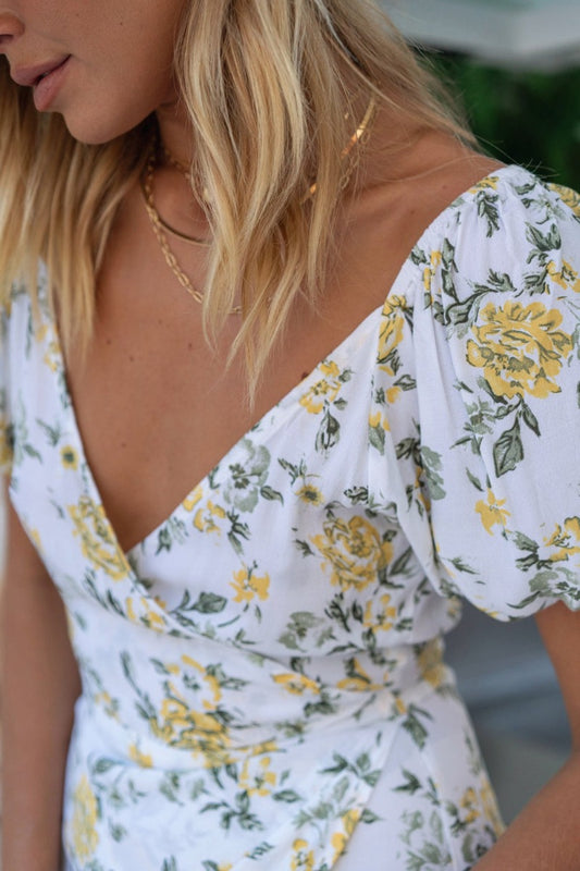 Floral Wrap Dress