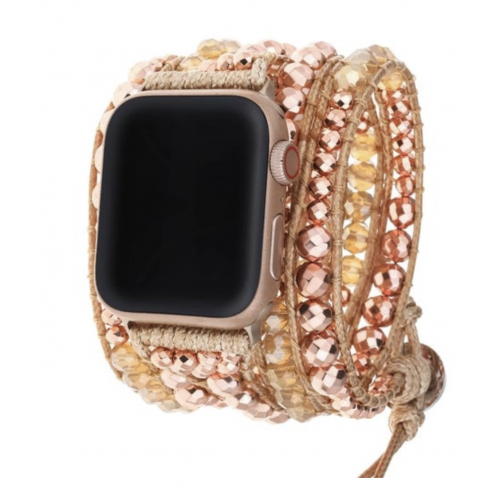 Rose Gold Apple Watch band