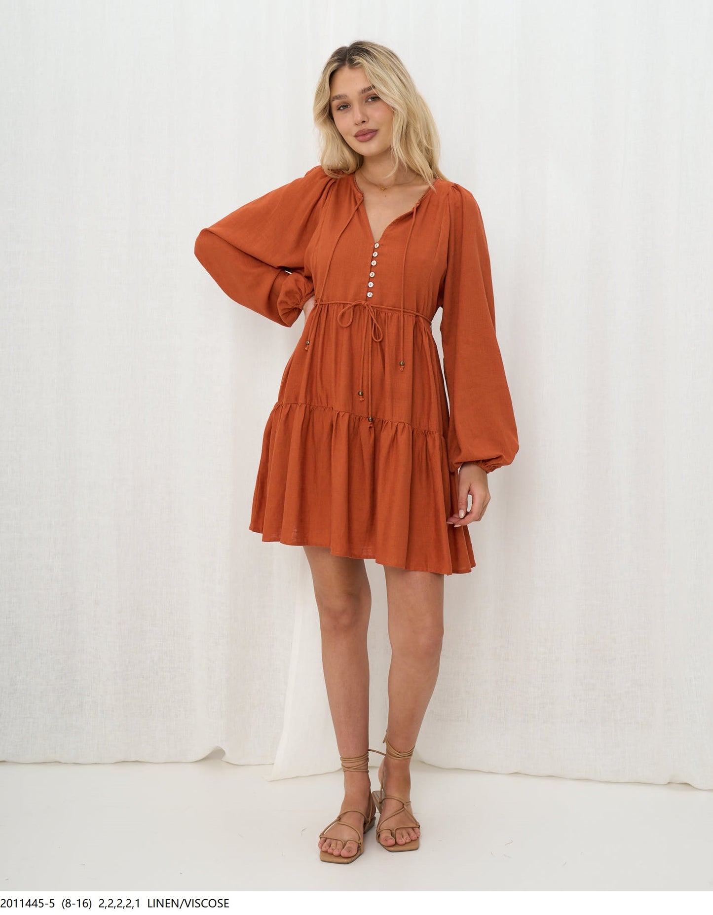 Rust Autumn Dress