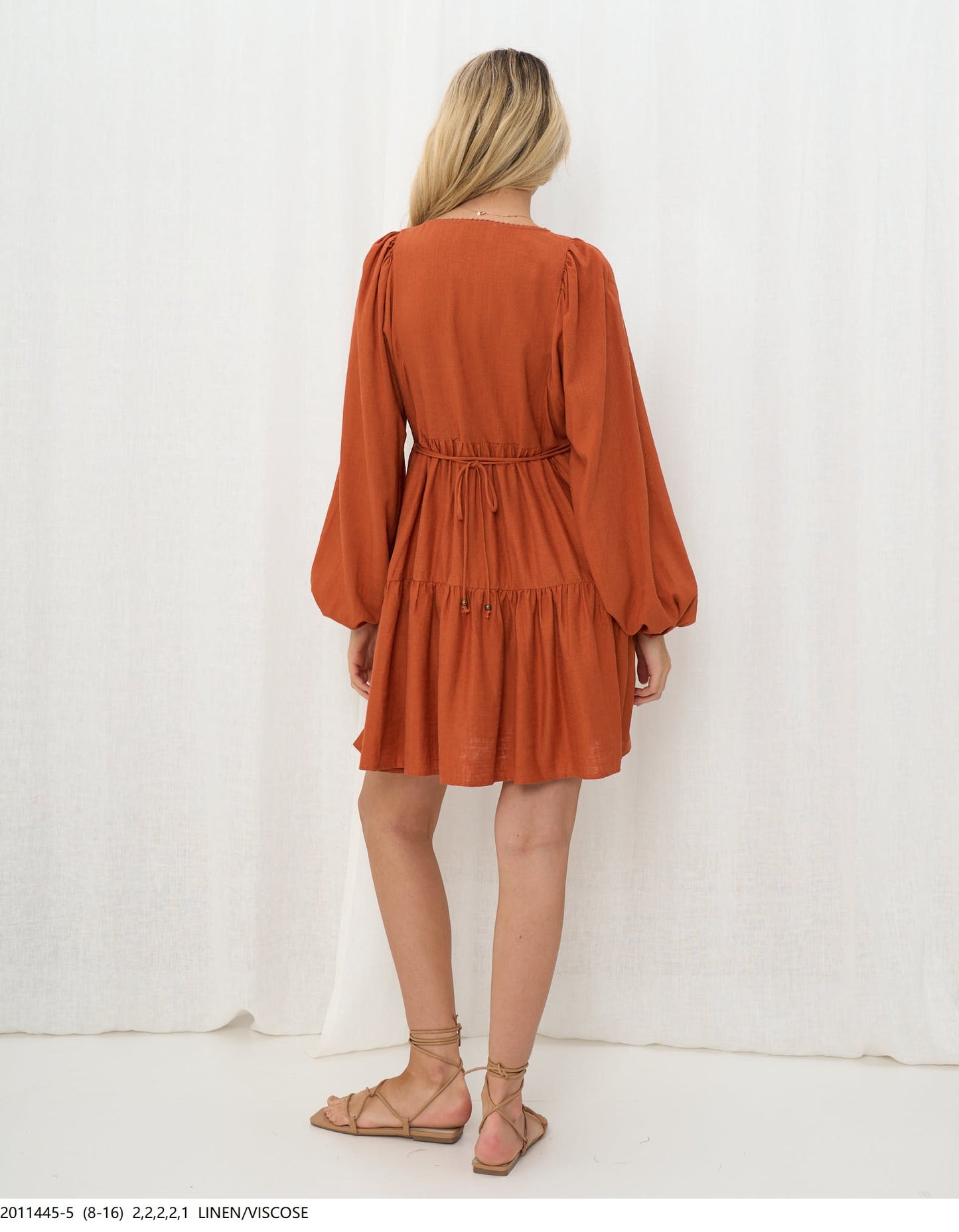 Rust Autumn Dress